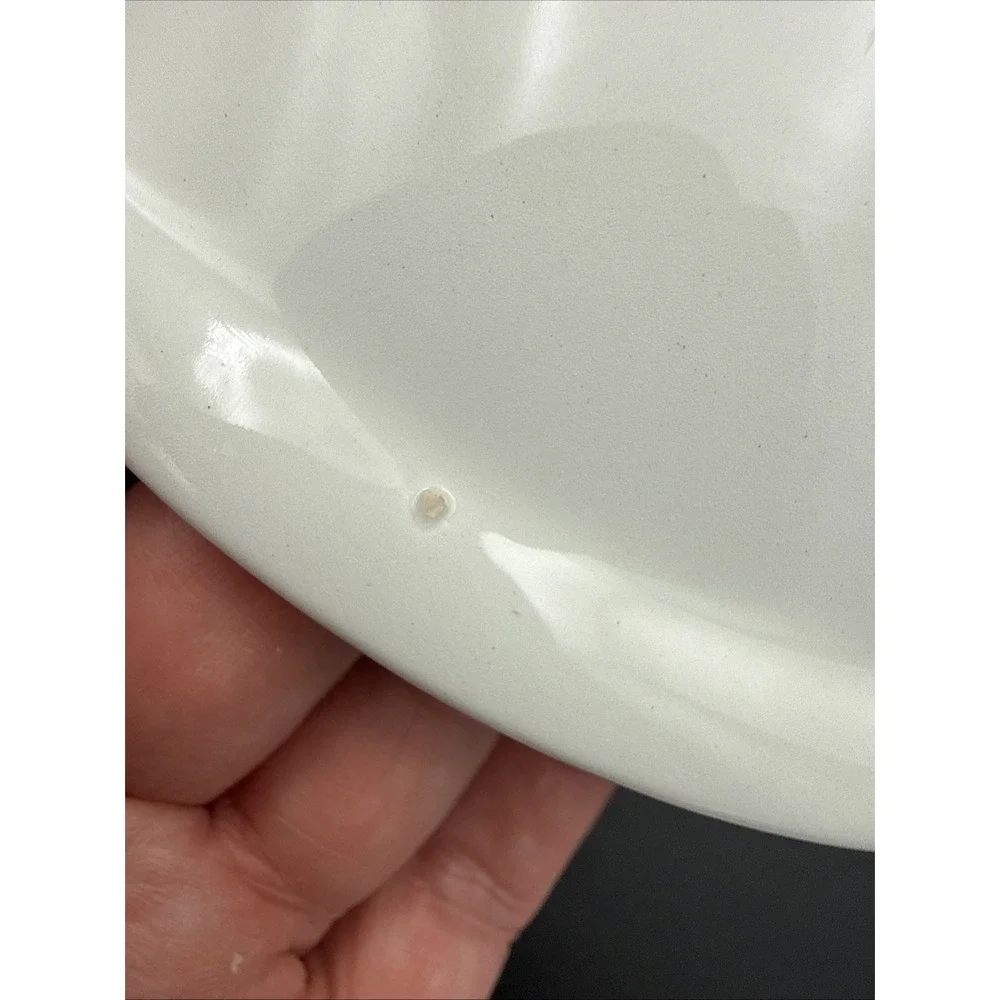 (2) pontesa ironstone spain Cereal Bowl White Leaf Pattern 6 3/8